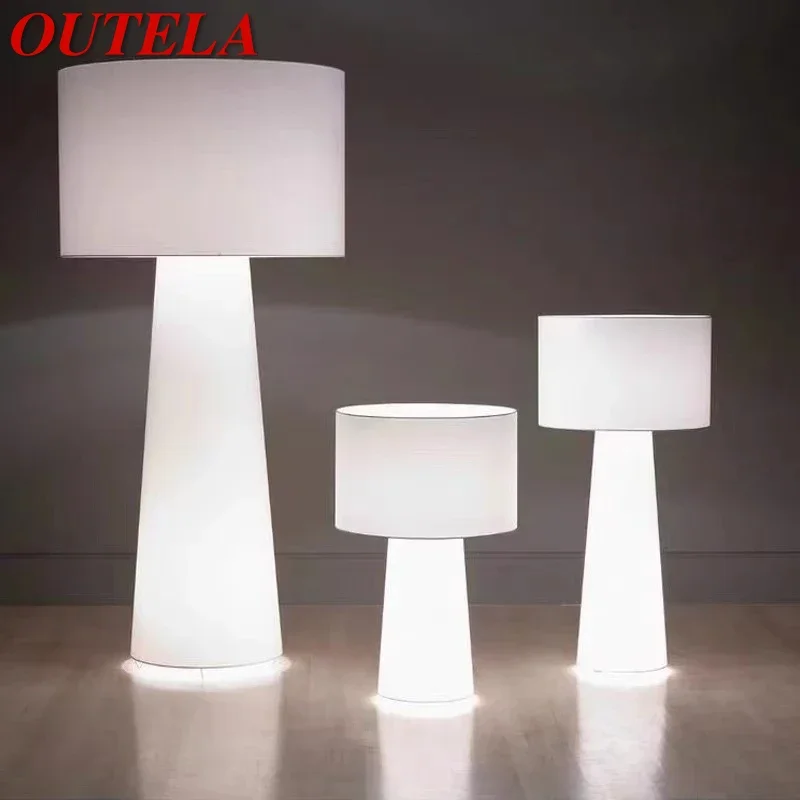 outela italiano designer lampada de assoalho luxurious tecido lampada sala quarto estudo hotel villa homestay atmosfera 01