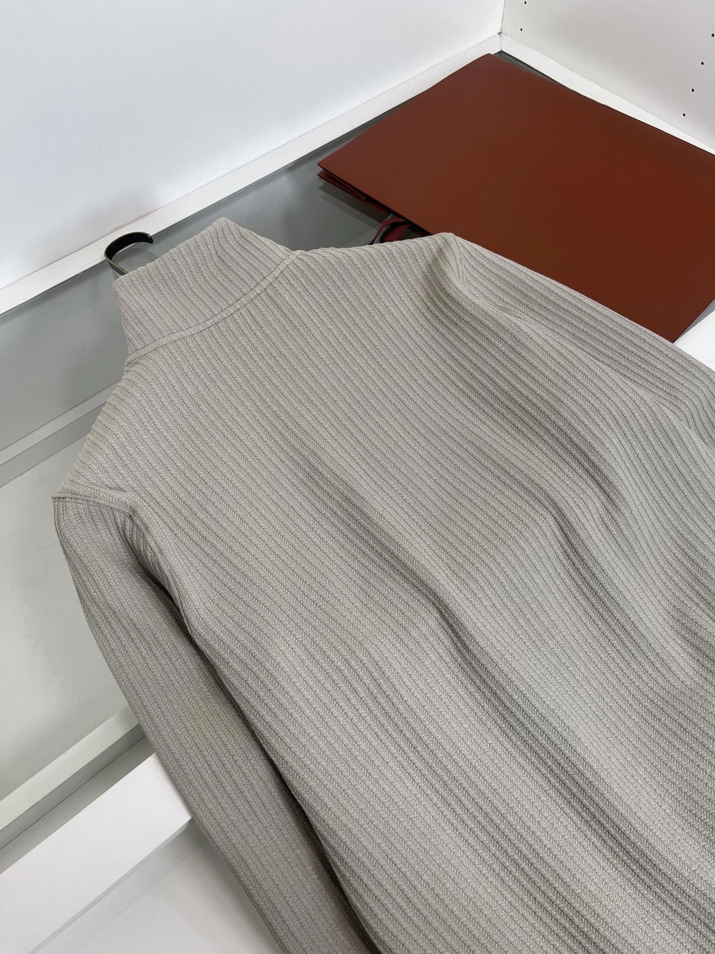 Italian LP old money style 25 autumn and winter stand-up collar half zipper long-sleeved sweater casual knitted sweater