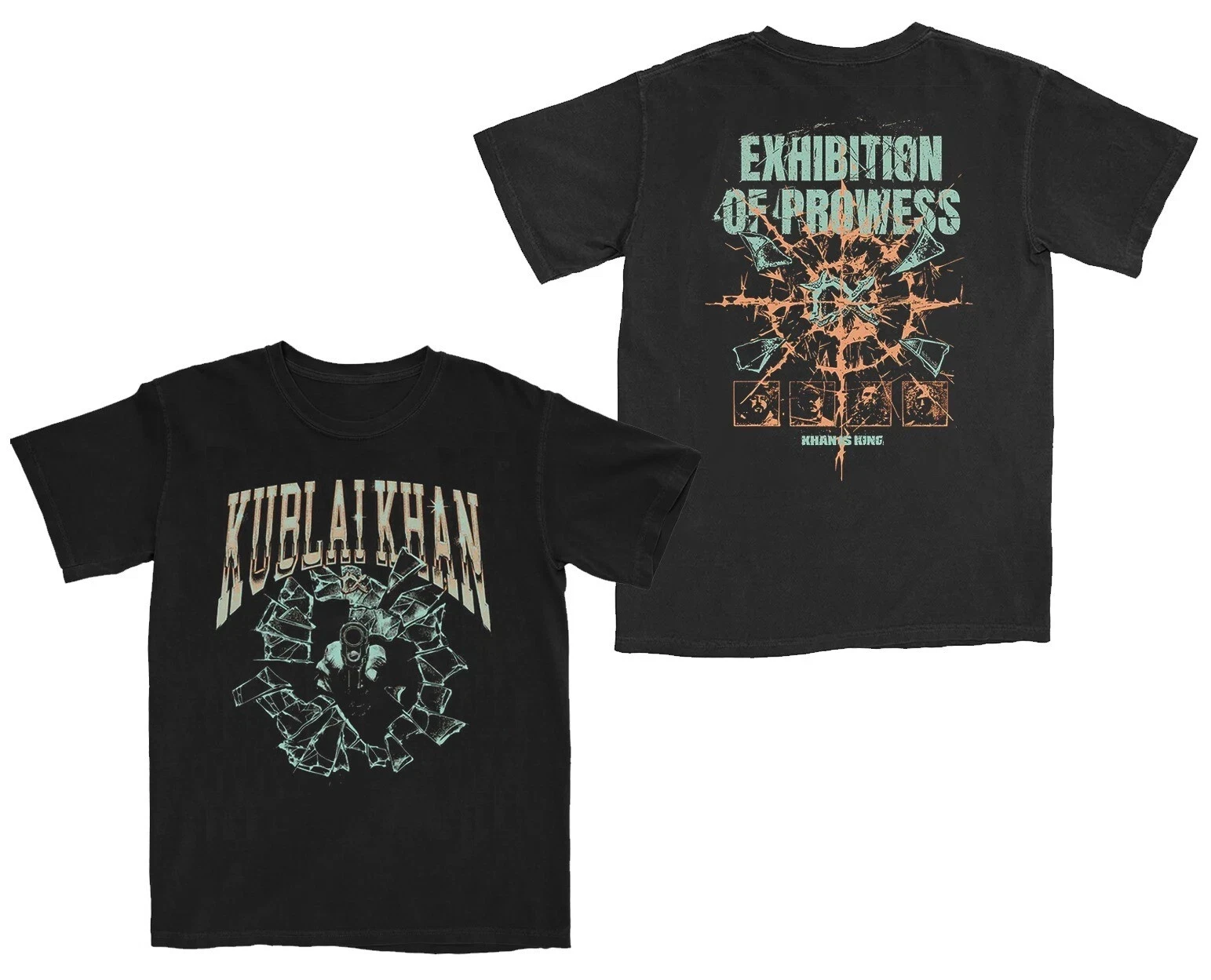 معرض فرقة Kublai Khan TX من Prowess قميص للجنسين هدية للمروحة على الوجهين تي شيرت فاخر عالي الجودة لكل من الرجال والنساء Y2k #1