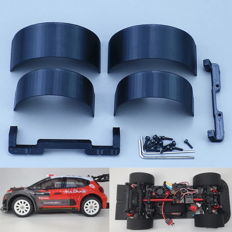 for 1/14 Mjxrc 14303 Remote Control Car Off-road High Speed RC Cars Truck MJX Simulation Front and Rear Fenders