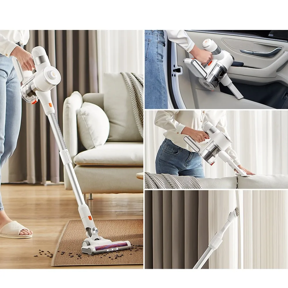 Ultenic U10 Pro Cordless Vacuum Cleaner 400W 27Kpa Max Suction 5-Layer Filtration 115000rpm Speed Motor 35min Runtime