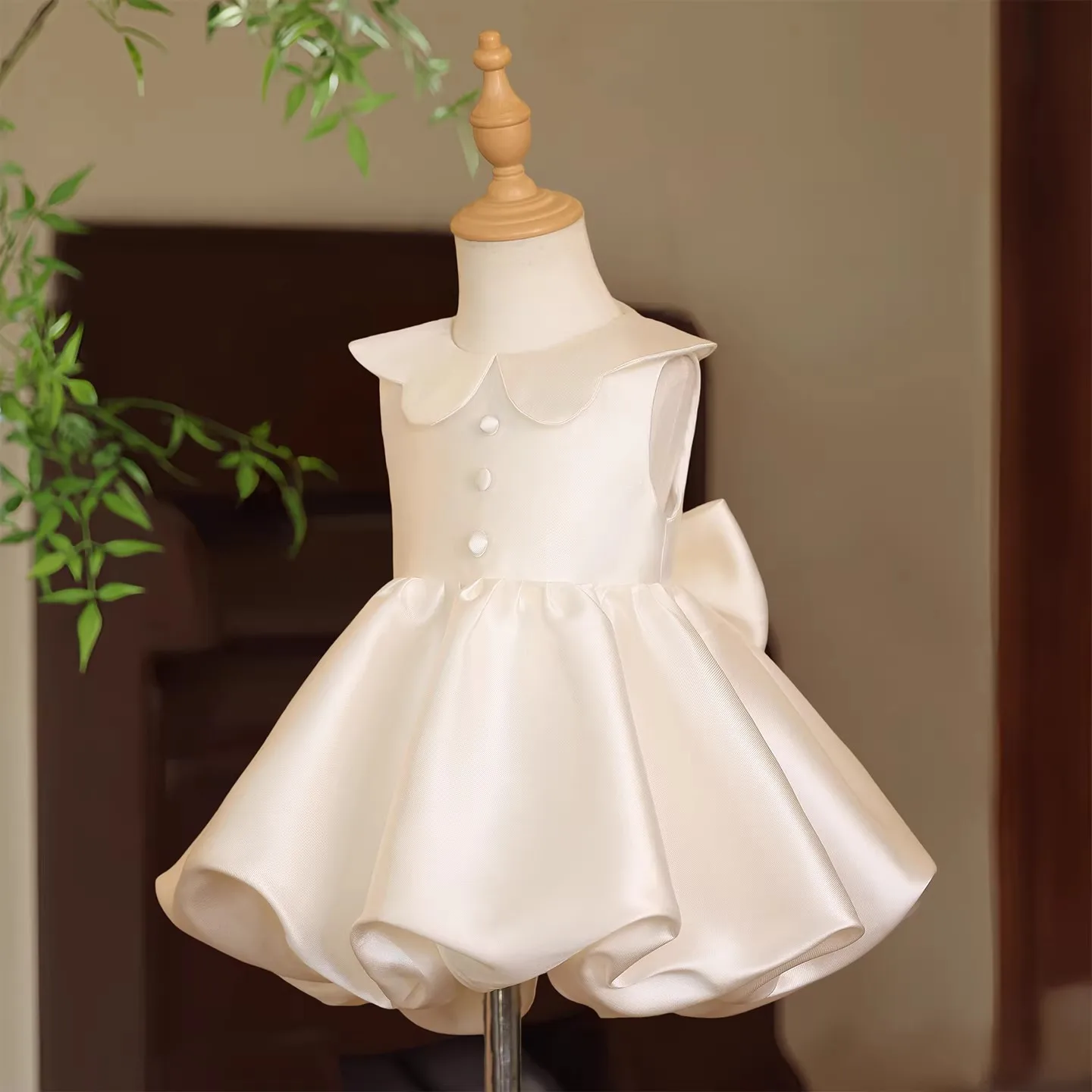 Baby girls' first birthday children's birthday banquet dress girls'  flower girl wedding princess