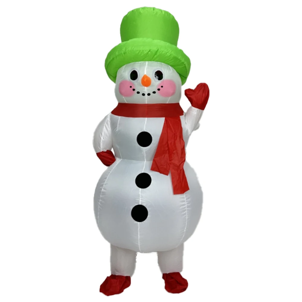 Disfraces inflables divertidos de Navidad hombre de jengibre Santa Claus elfo muñeco de nieve árbol pingüino adulto chico Halloween fiesta de Carnaval