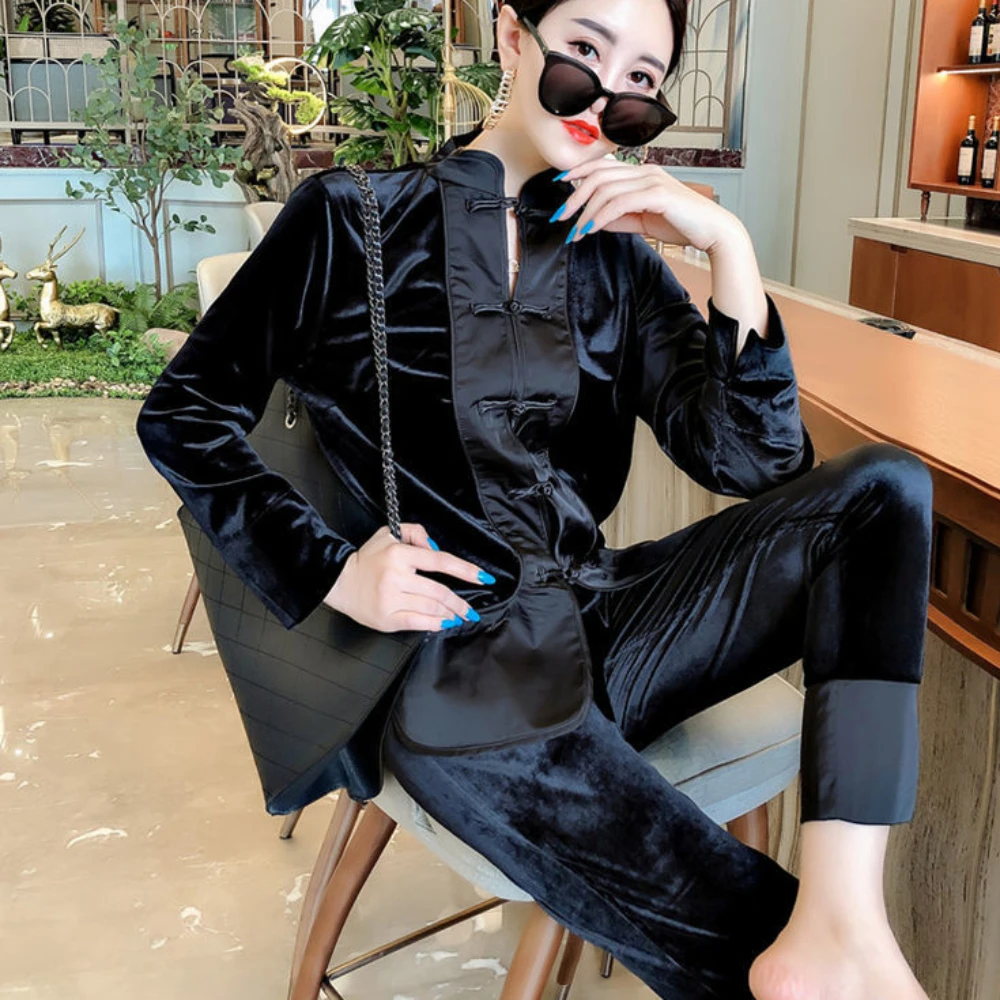 Black Outerwear Clothing Women\'s Blazers Skinny Female Coats and Jackets Solid Korean Winter Classic Suit Fashion Outdoor Bring