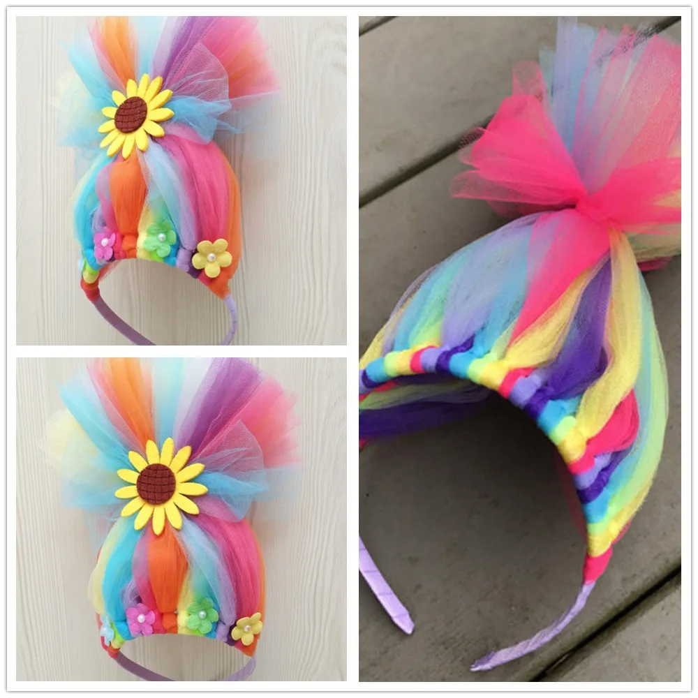 

Trolls Headband Girls Birthday Party Headbands Kids Trolls Costume Headband Halloween Costumes Accessories