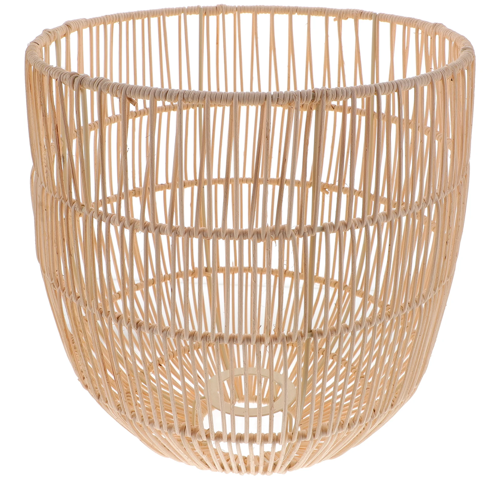 

Woven Rattan Ceiling Pendant Light Shade Durable Rustic Style Easy Install Lamp Cover for Home Decor Woven Lampshade