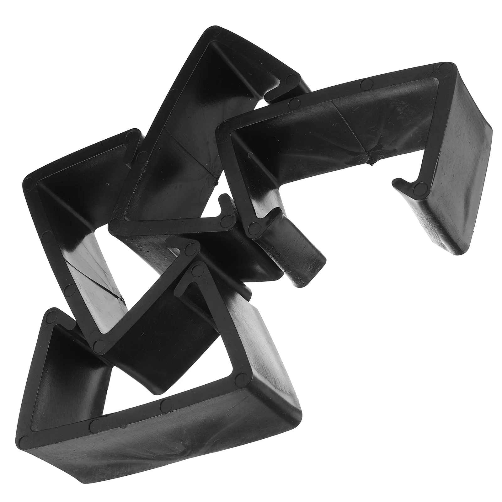 4 Pcs Patio Sofa Clamps Adjustable Furniture Clips for Terrace Sectional Wicker Rattan Chair Fasteners Outdoor Decor