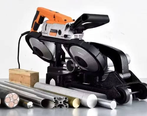 Automatic Portable Metal Band Saw, Handheld Compact Multi-Function Cutting Machine