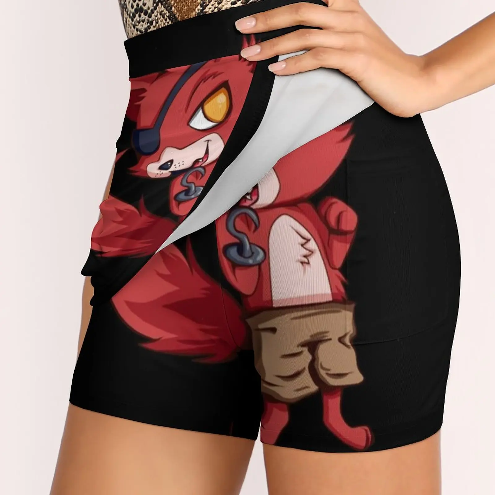 Foxy Funny Five Nights At gonne donna Fashion 2022 pantalone minigonne gonna corta da ufficio Foxy Funny Five Nights At Five