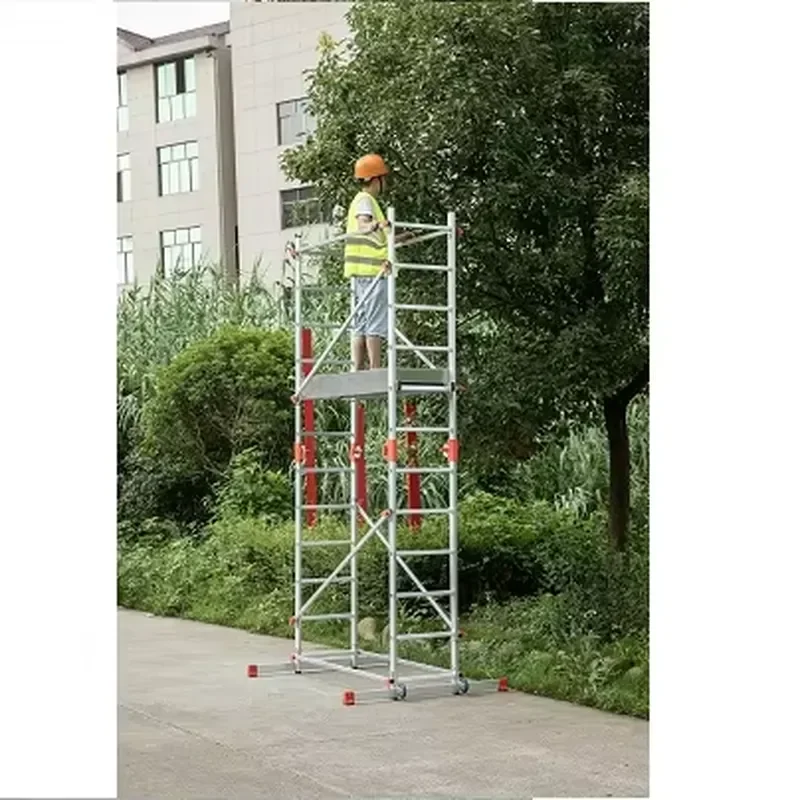 3.4m Modern Aluminum Combination Ladders for Apartment Use Construction Sites & Pruning Trees-Durable Folding Ladder