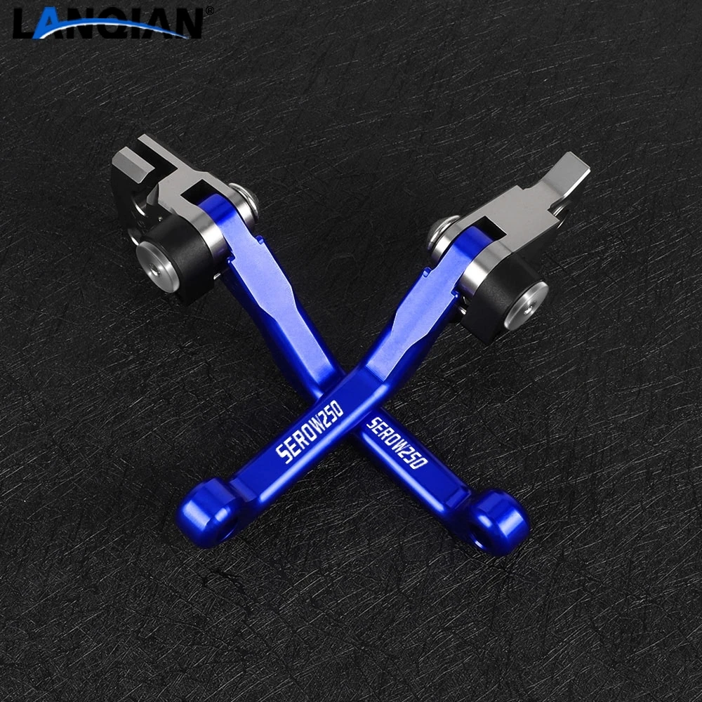 

CNC Aluminum Dirt Bike Pivot Brake Clutch Levers Motorcoss Accessories For Yamaha SEROW250 1986 1987 1988 1989 1990 1991-2020