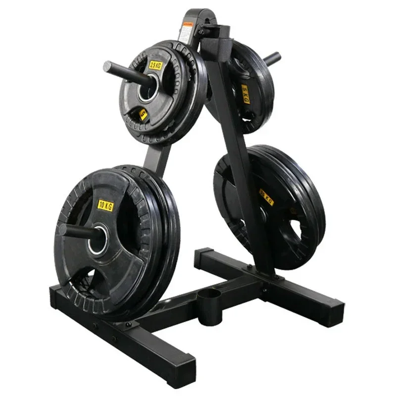 

Gym Fitness 25/50mm Aperture Barbell Discs Rack Dumbbell Plates Support Pole Holder Weight Training Equipments Storage Bracket