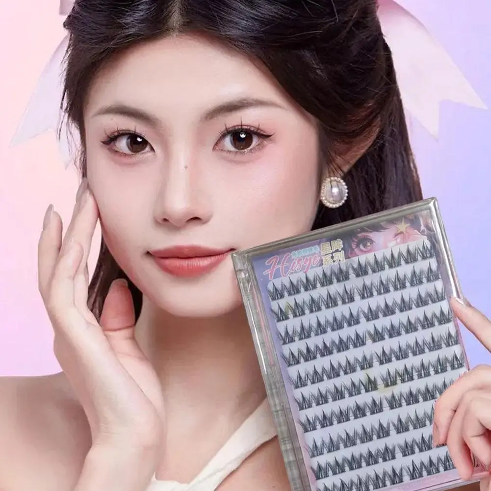 自己粘着まつげ ナチュラルルック 自然な自己粘着まつげ グルーレスまつげ キャットアイ プレグルーマツエイ リユース可能