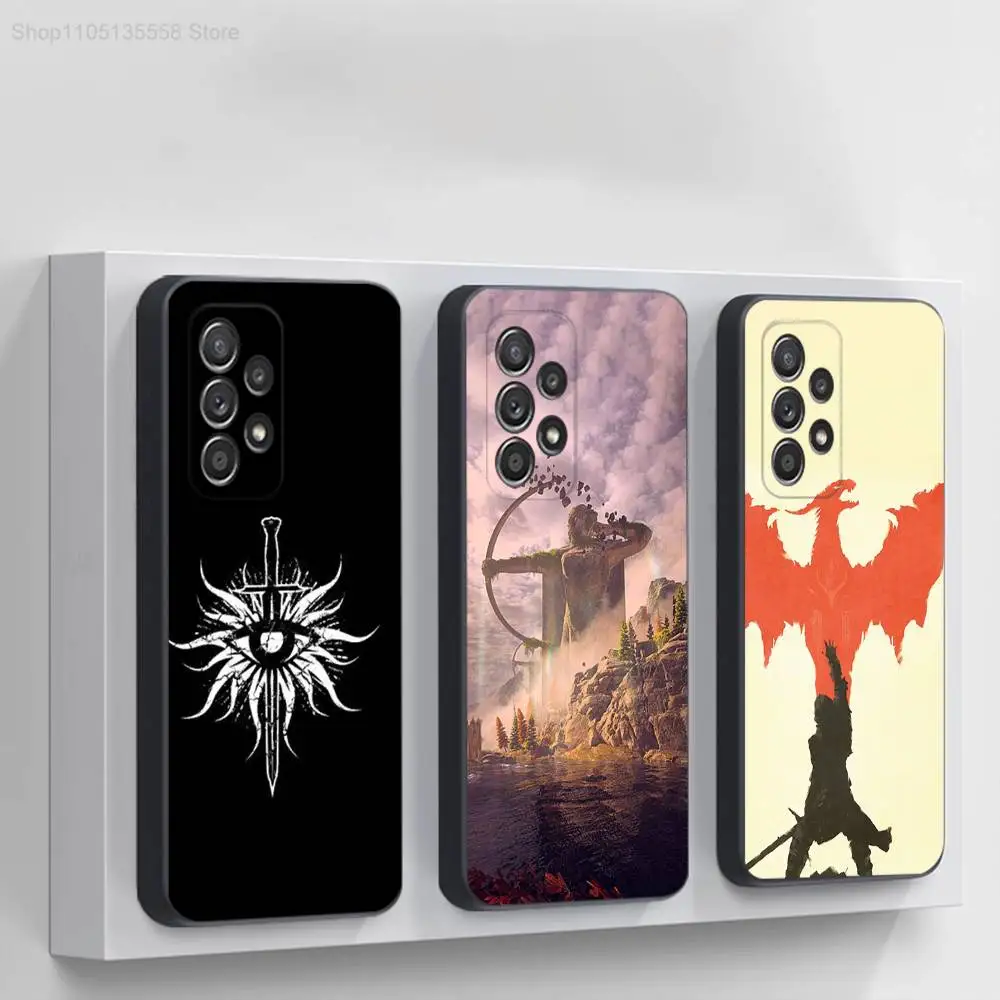 

Dragon A-Age Inquisition Game Phone Case For Samsung S 25,24,23,22,30,21,10,9,Ultra,Plus,Lite,FE,4,5G Black Soft Case