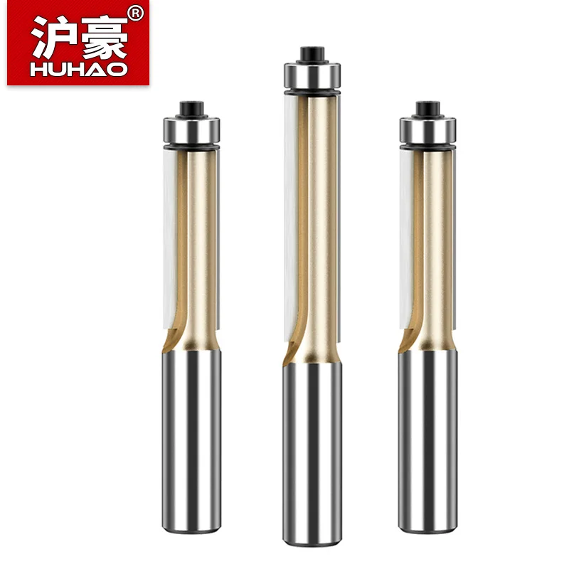 

1 шт. хвостовик HUHAO 1/2 дюйма, удлиненный фрезерный станок для отделки дерева, фрезы с подшипник, деревообрабатывающий инструмент, фрезерный станок