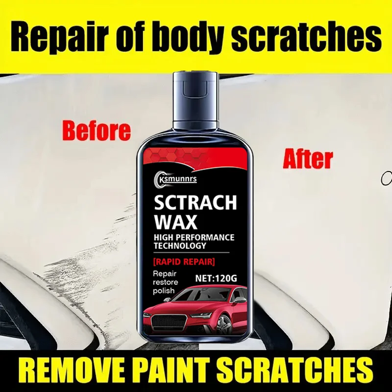 120 мл воск и полировка автомобильных царапин — средство для удаления царапин профессионального уровня, повышает блеск и яркость, подходит для