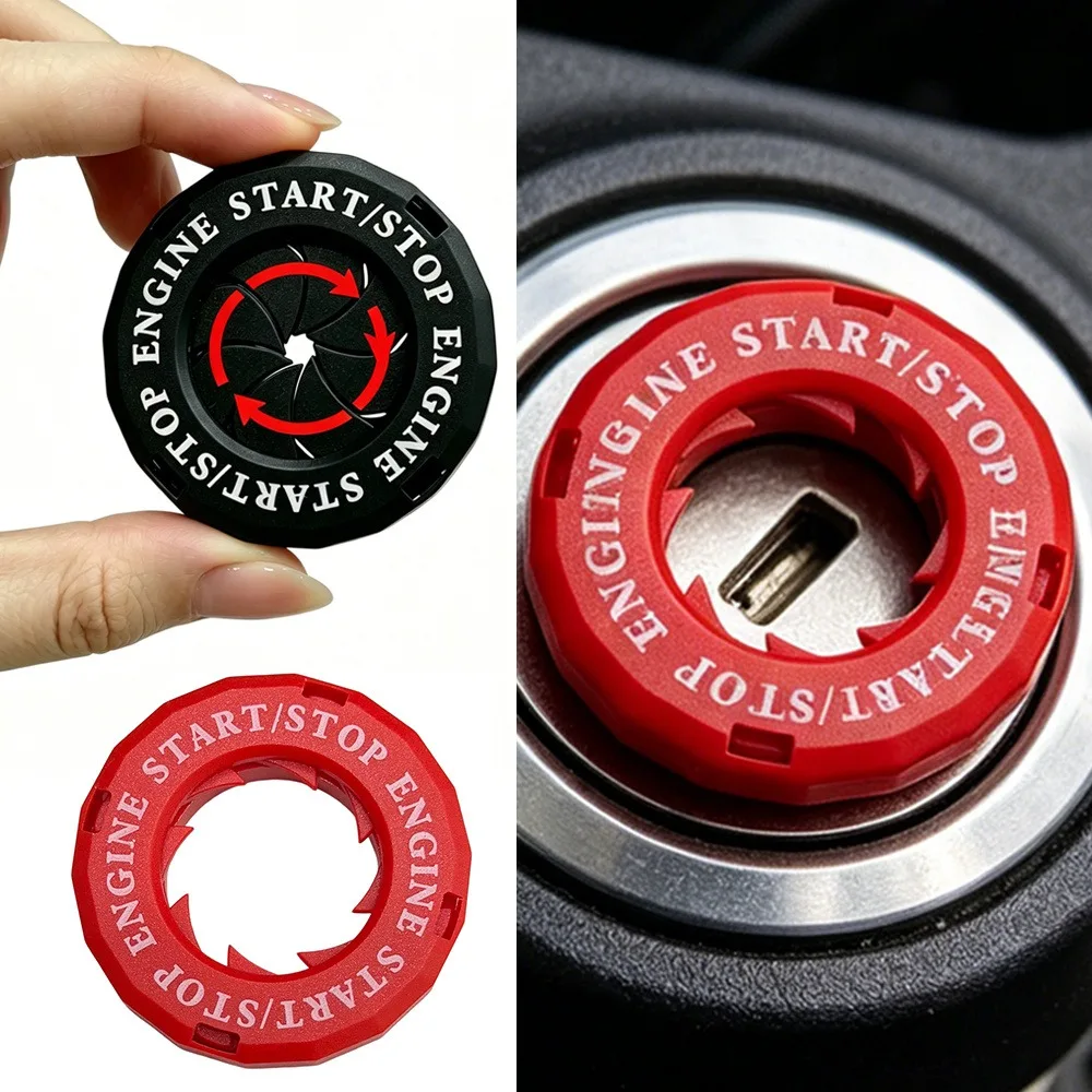Universal Motorcycle Keyhole Cover Rotary Ignition Key Switch Protective Cap for Motorcycle E-Bike Car