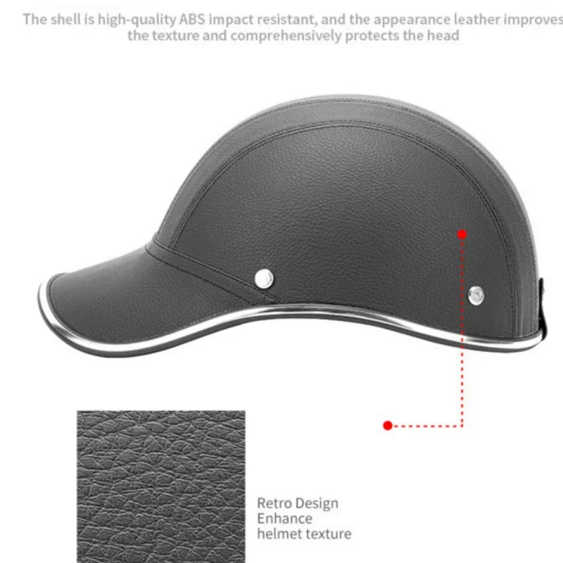 

Adjustable Bicycle Motorcycle Helmet Baseball Cap Cycling MTB Skateboard Baseball Mountain Scooter Bike Helmet for Men Women