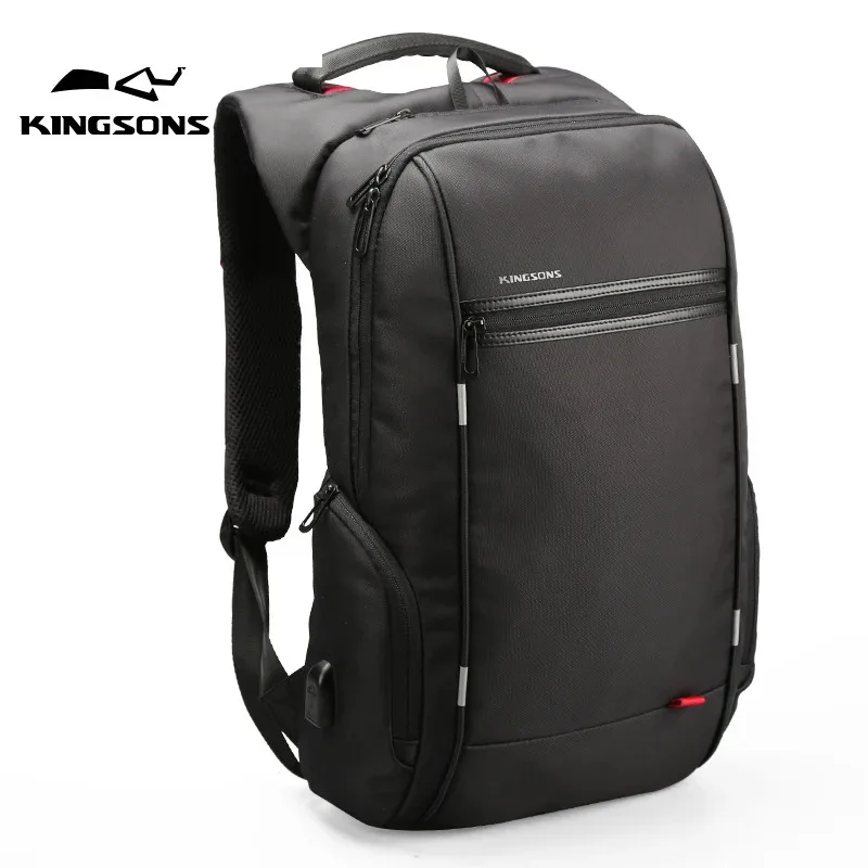 Kingsons 13'' 15'' 17'' USB Lade Laptop Rucksack für Computer Tasche Frauen Notebook Pack Wasserdichte Anti-diebstahl Schule Tas