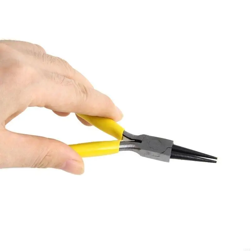 4.5 Inch Mini Round Needle Nose Plier for Wire Work, Beading, Jewellery Making Practical Jewelry Handmade Carbon Steel