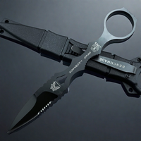 BM176 SOC High Hardness Hunter Fixed Blade Knife 440C Blade Sheath Tactical Hunting Outdoor Knife EDC Gifts for Men