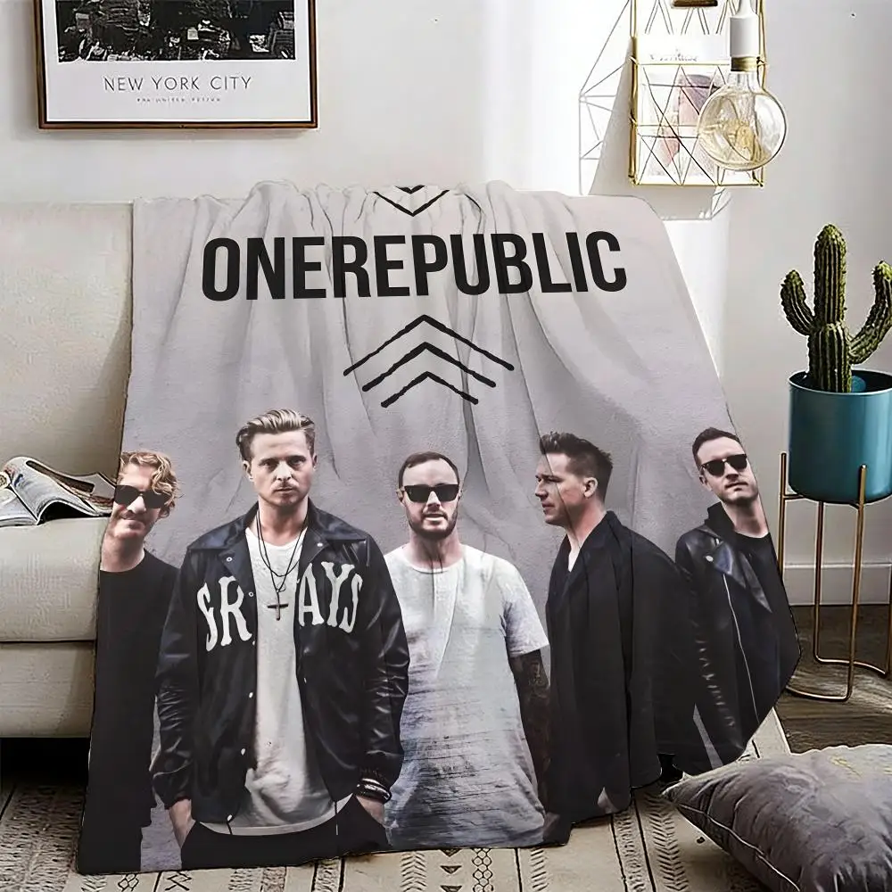 

OneRepublic Throw Lightweight 240g Flannel Blanket Soft Skin-friendly for Summer Cooling