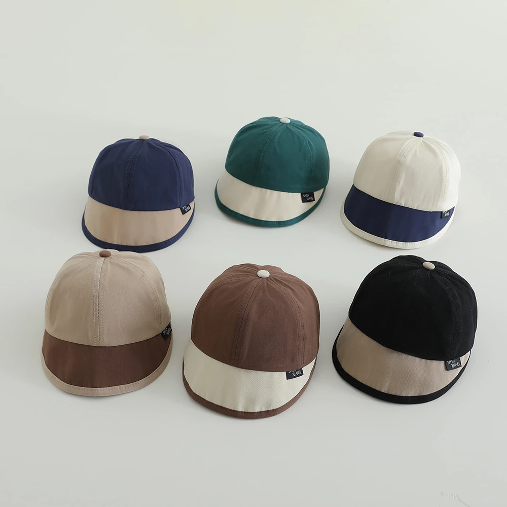 Summer 2025 Baseball Cap For Baby Solid Color Thin Breathable Sun Hat Simple Adjustable Kids Boy Girl Peaked Hats