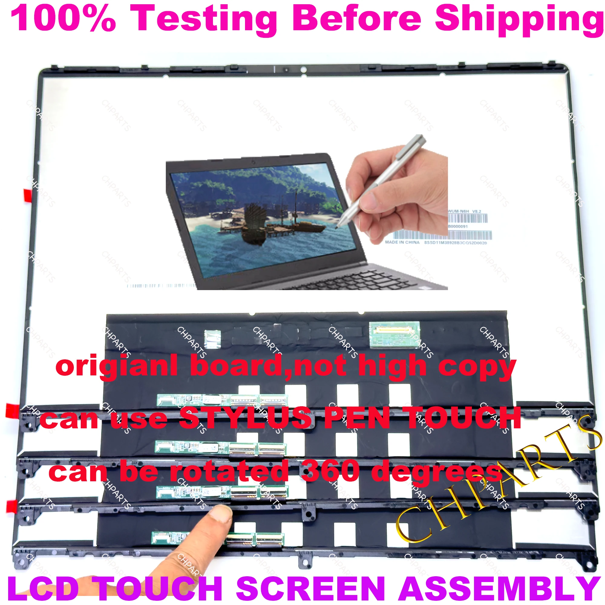 For Lenovo IdeaPad Flex 5 14 ALC7 82R9 Flex 5 14IAU7 82R7 82TA LCD Touch Screen Laptop Display Replacement Assembly