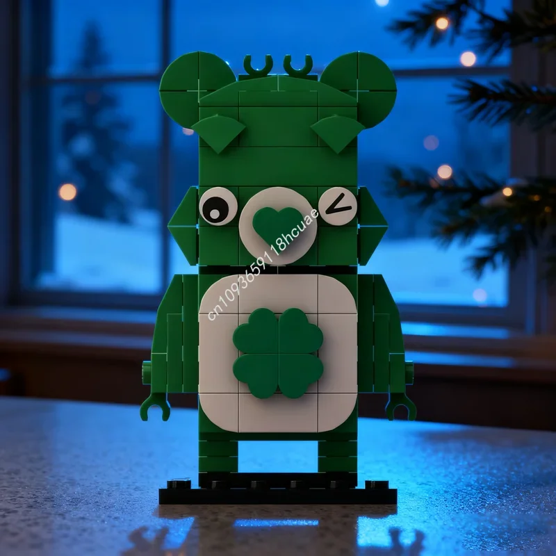 

118pcs MOC Good Luck Bear Care Collection Model Building Toy Blocks Construction Idea Christmas Gift Education Brick Birthday