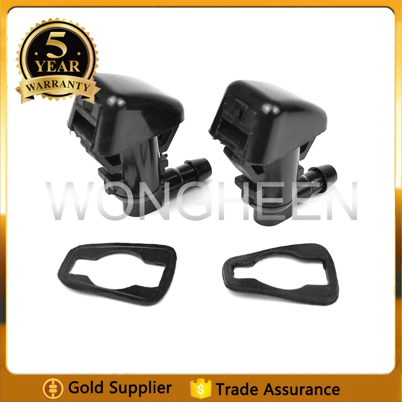 68260443AA 55079049AA 2 Chiếc Kính Chắn Gió Máy Giặt Vòi Phản Lực Mặt Trận Jeep Grand Cherokee 2011 2012 2013 2014 2015 55372143AB