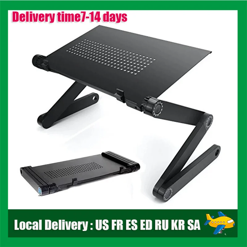 Laptop Stand Adjustable Folding Portable Notebook Computer Multifunctional Table Lapdesk for Sofa TV Bed PC Desk Stand