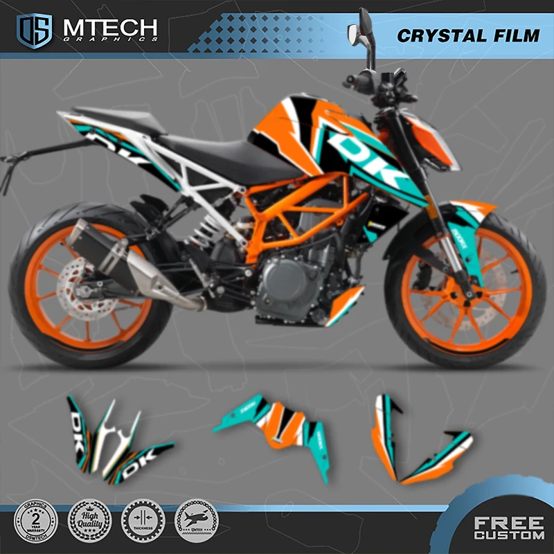 DSMTECH Motorcycle Graphics For KTM 2017 2018 2019 2020 DUKE 125 17-20 DUKE125 390 Decals Stickers Kits 004