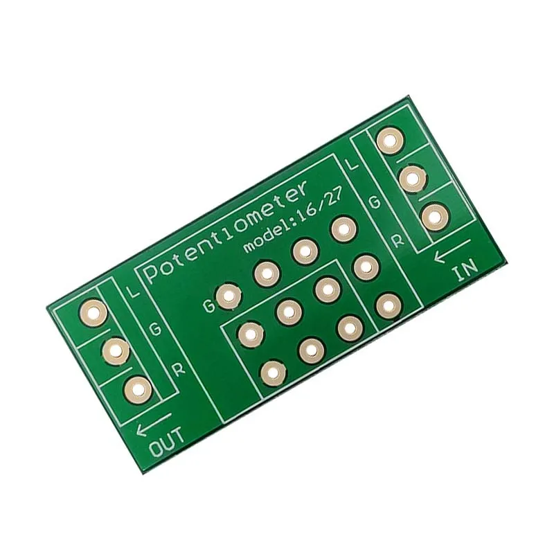 DLHiFi الصوت تعديل حجم مزدوج ستة أقدام الكربون فيلم ALPS 27 الجهد مطلية بالذهب PCB محول ل مكبر كهربائي