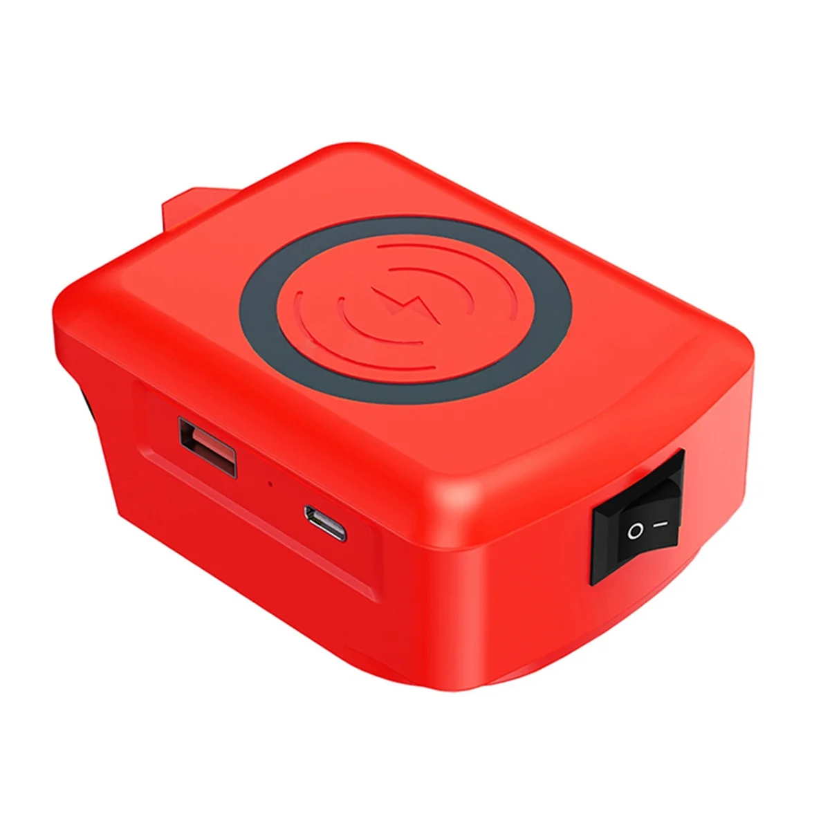 AA25 Wireless Charger Adapter Power Bank for 18V Li-Ion Battery Charging Station with Type-C&USB Port