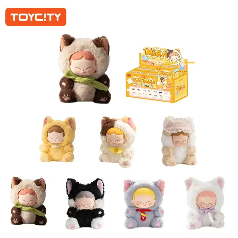 

Toycity Plush Series Blind Box MIKA“Cat Cafe in Operation”cute Collection Doll Stuffed Toy Action Figure Mystery Box Kids Gifts