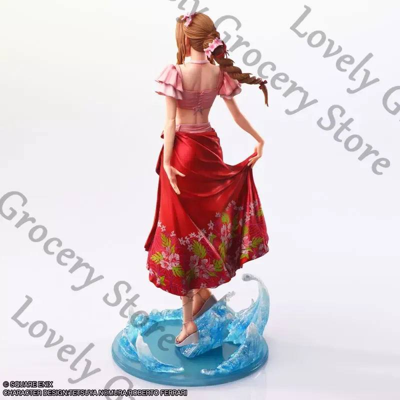 Genuine Anime Aerith Gainsborough Cosplay Movability Swimsuit Figures Model Cartoon Models Kit Garage Kits Accessories Fans Gift