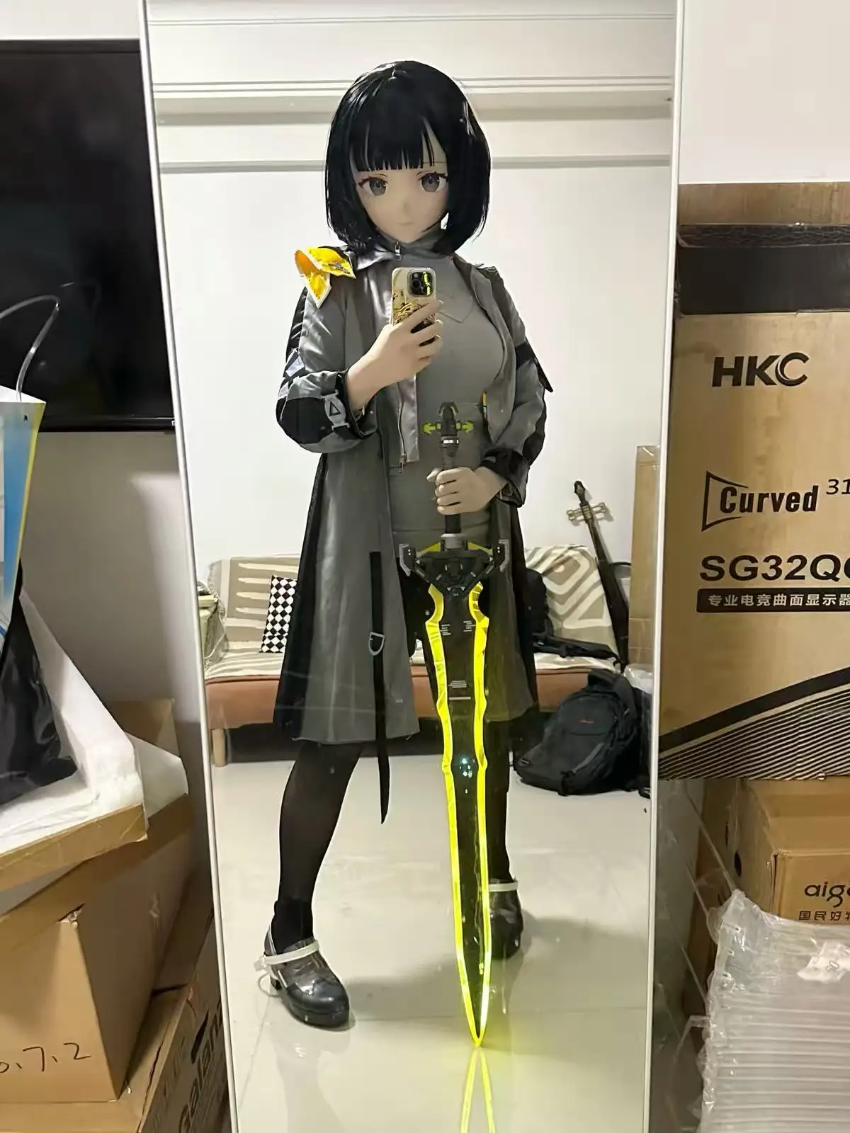 Endmin Luminous Sword Weapons Game Arknights:Endfield Grand Vision Cosplay Prop Halloween Christmas Party Costume Accessories