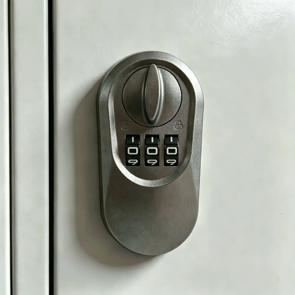 Adjustable 3 Dial Password Lock With Pull Handle For Locker Drawer Cabinet Furniture Security Hardware Replacement
