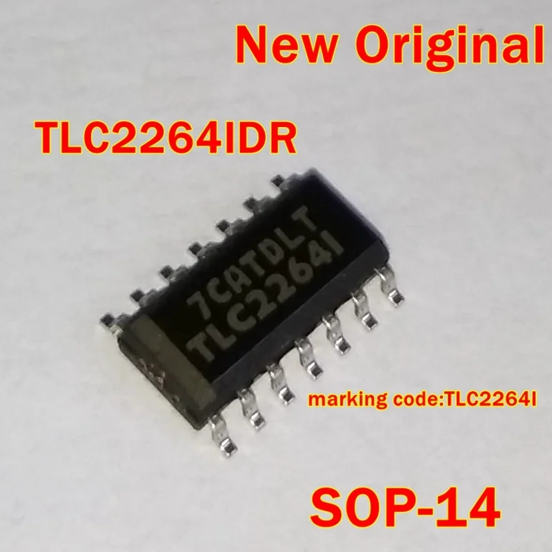 1Pcs to 100Pcs Tlc2264Idr Marking Code:Tlc2264I Sop-14 New Original Advanced Lincmos Rail-To-Rail Operational Amplifiers