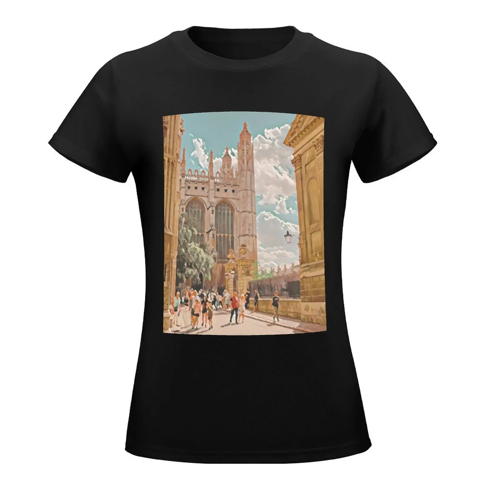 Kings College, Cambridge T-Shirt new edition oversized t-shirt dress for Women plus size