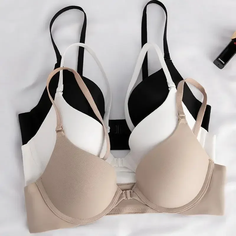 Women Sexy Bra Casual Plain Lingerie Push Up Seamless Bra Girls Intimates Underwear