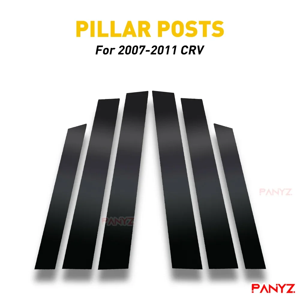 Pillar Post For Honda CRV 2007 2008 2009 2010 2011 2012 2013 2014 2015 2016 2017 2018 2019 2020 2021 2022 Car Window Door Cover