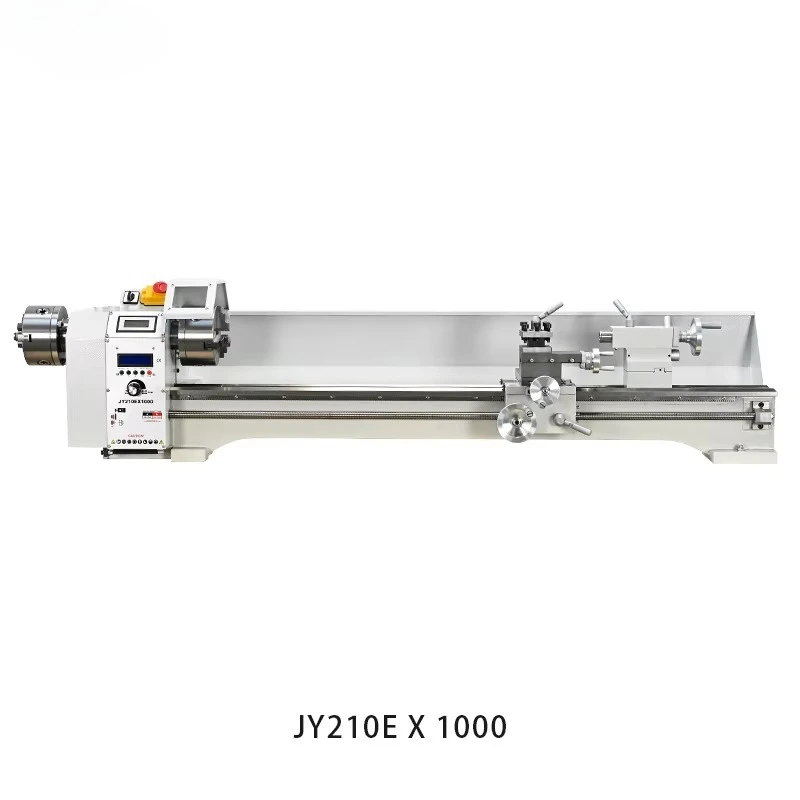 JY210E X 1000 electronic gear transmission lengthened double chuck club repair machine, a multi-functional metal  lathe