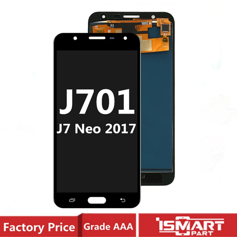 

AMOLED For Samsung Galaxy J7 Neo J701 J701F LCD Display Touch Screen Digitizer Glass Assembly