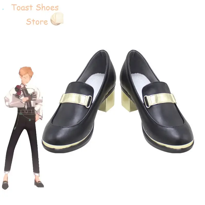 Game Ensemble Stars Mystic Fragrance Knights Cosplay Shoes PU Leather Shoes Halloween Carnival Boots Props Costume Prop