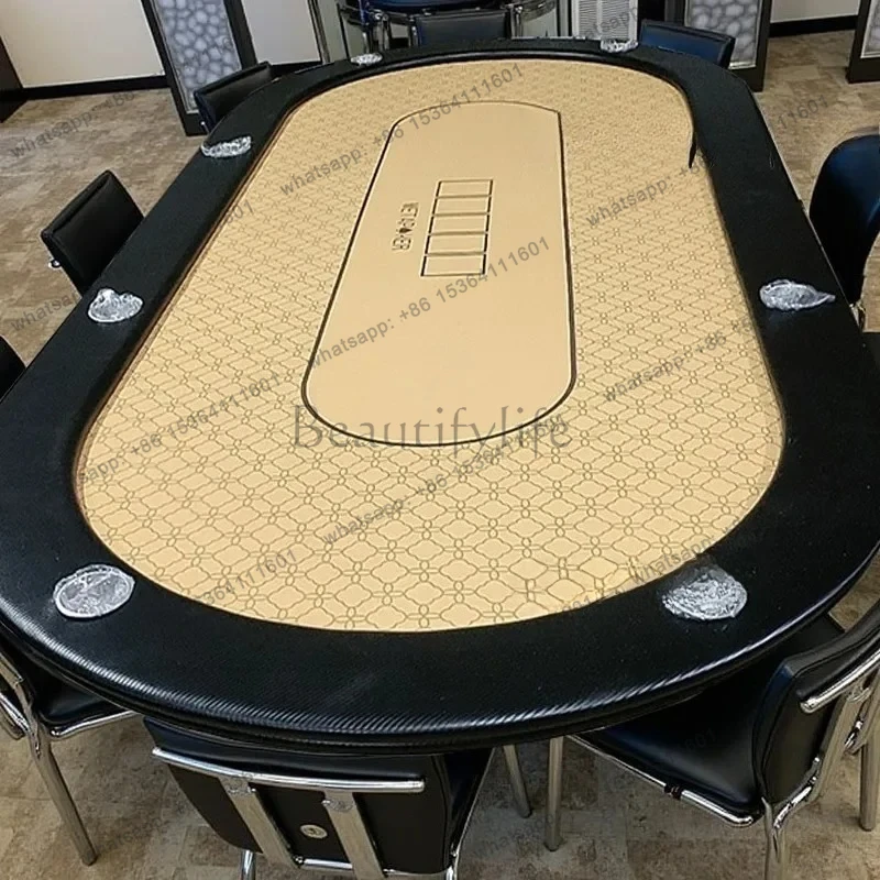 

FG52Tavolo da poker Texas di fascia alta, tavolo da poker dedicato alla moda, tavolo da poker Texas di lusso