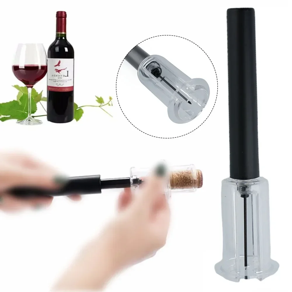 Aluminum Alloy Bottle Opener Wine Bottle Opener Tool with Air Pressure Pump Foil Cutter Pourer & Vacuum Stopper for Wine Lovers