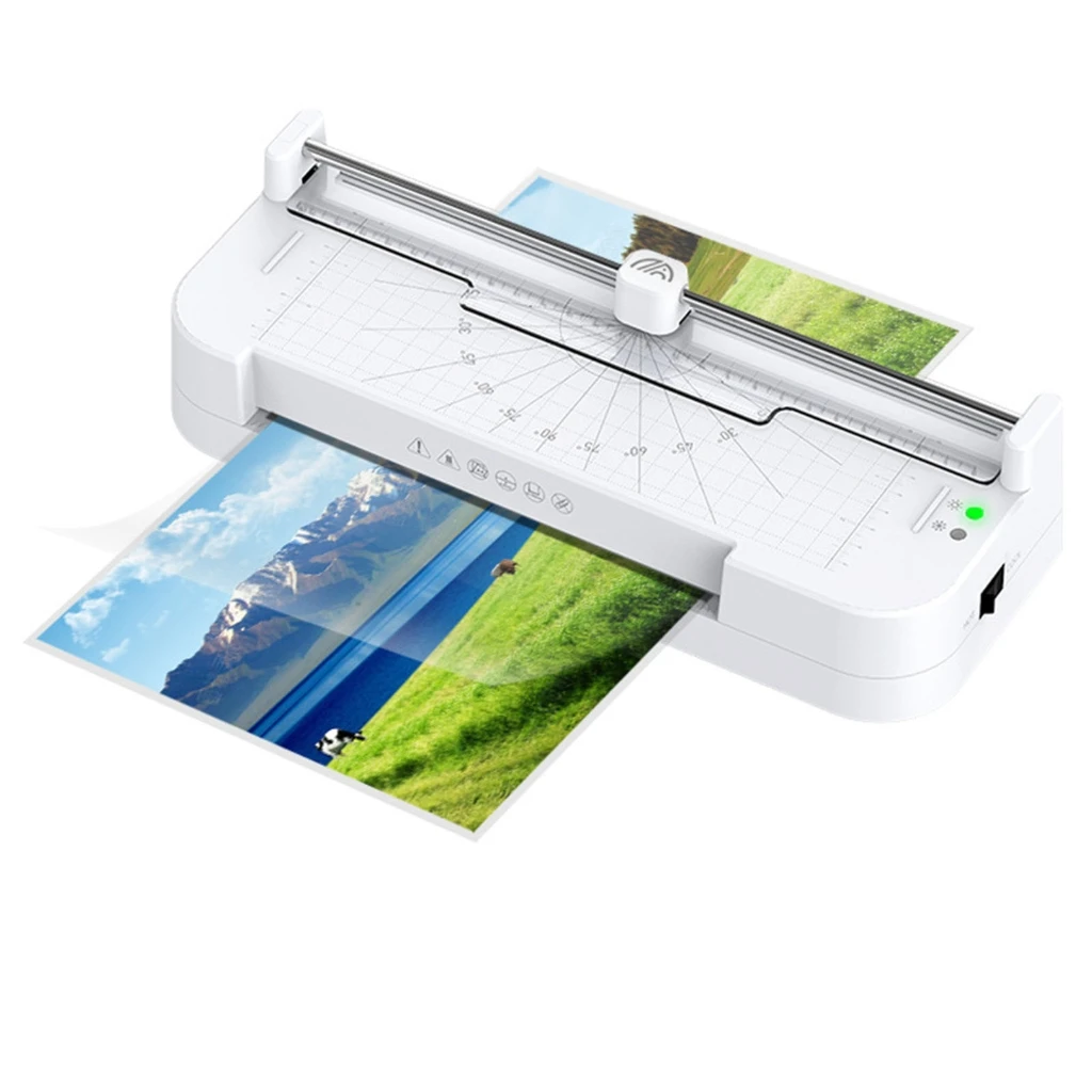 1pc A4 Laminator Machine Thermal- & Cold Laminator with- Quick 2-min- Preheating for School Home Offices EU/US/China/UK