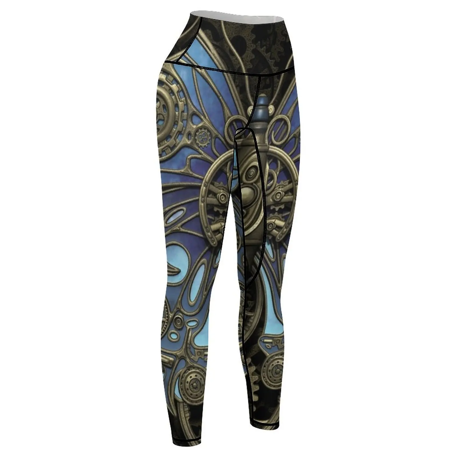 Steampunk Butterfly - Original Version Leggings Fitness's gym clothes Women sports Womens Leggings