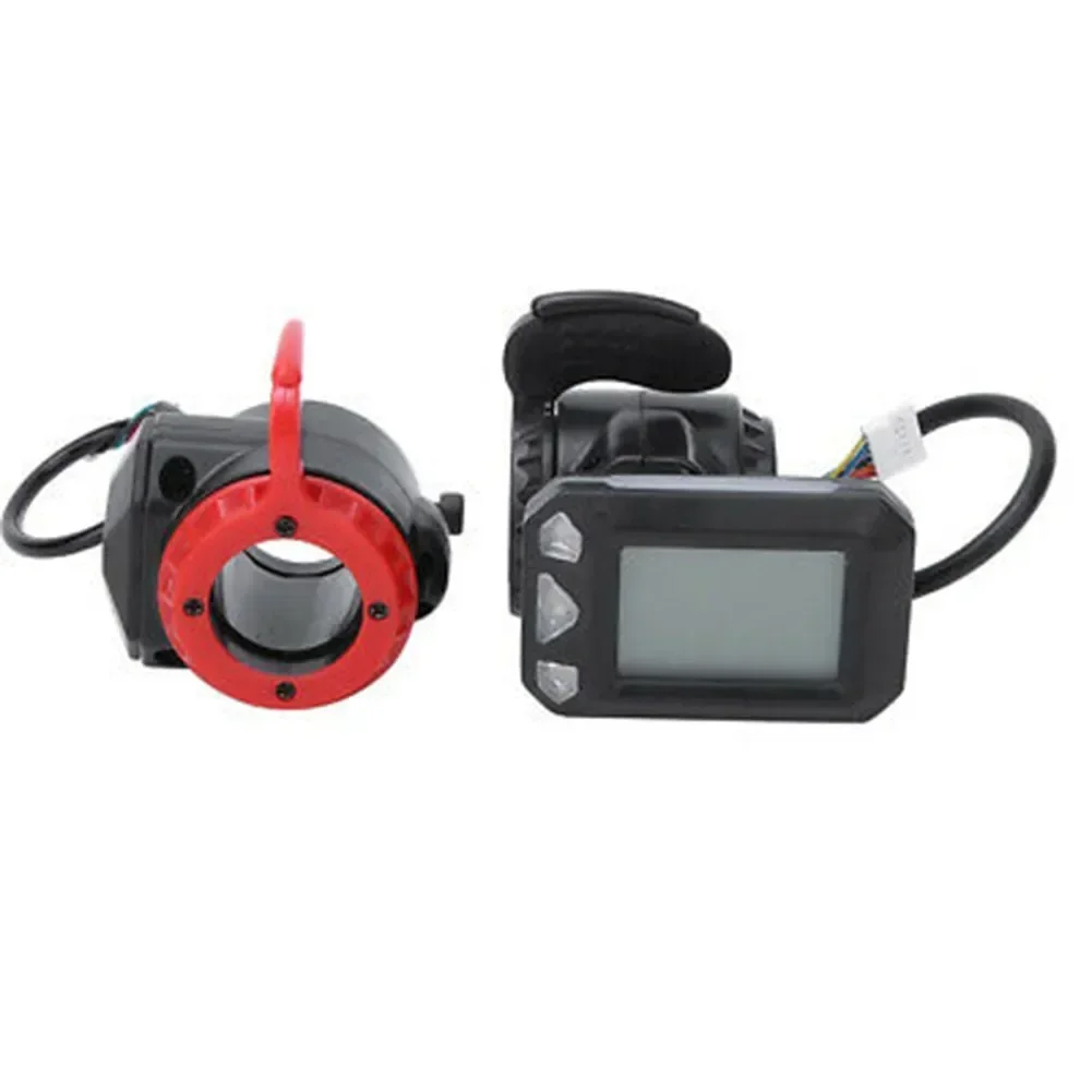 5.5in Carbon Fiber Electric Scooter Bike 24/36V 250/350W Controller LCD Monitor Brake Set Alloy Electric Bike Scooter Accessory